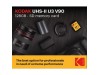 KODAK 128GB UHS-II U3 V90 SD Card  285/254